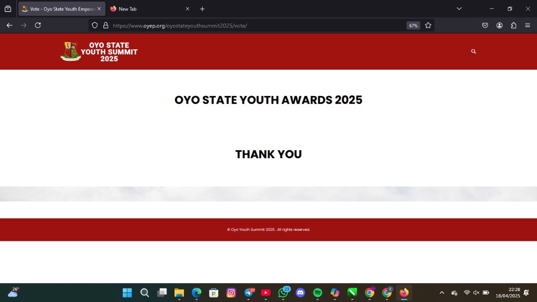 A Statement Of Displeasure And Call For Transparency In The Oyo Youth Summit 2025 Awards 5 Img 20250501 Wa0005