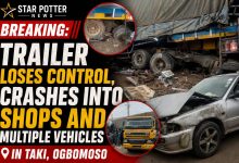 Breaking: Trailer Loses Control, Crashes Into Shop And Multiple Vehicles In Taki, Ogbomoso(Videos) 5 Img 20260730 Wa0049