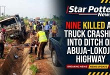Nine Killed As Truck Crashes Into Ditch On Abuja-Lokoja Highway 5 Abuja
